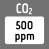 Kalibrace CO2 - 500 ppm