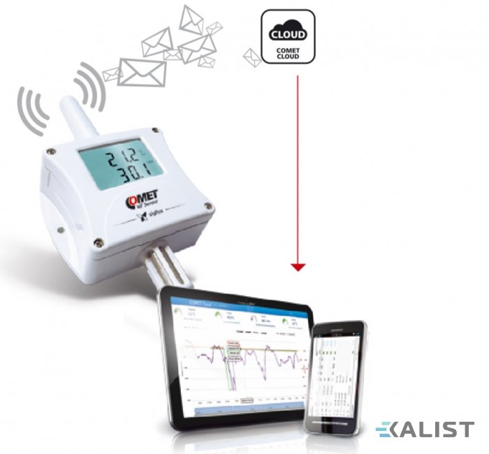 Bezdrátový teploměr s vlhkoměrem Comet W3810 Sigfox IoT