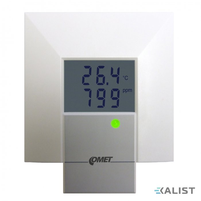Interiérový snímač CO2 a teploty Comet T8148 s výstupy 4-20mA