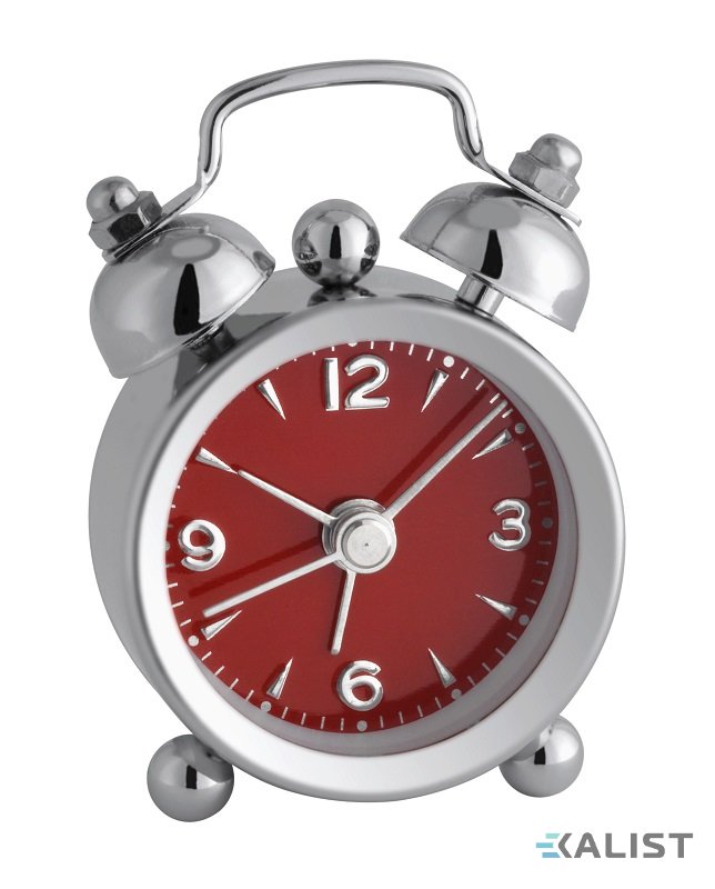 Analógový budík Mini Nostalgia TFA 60.1000.05 - červený