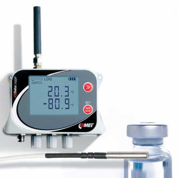 Měření a monitorování teploty vakcín do -70°C