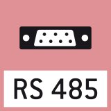RS-485 - konektor pre pripojenie tlačiarne, PC alebo siete na dlhšiu vzdialenosť