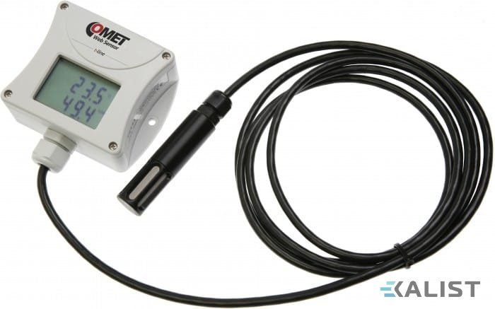 Web Sensor Comet T3511 teploty a vlhkosti s výstupem na Ethernet