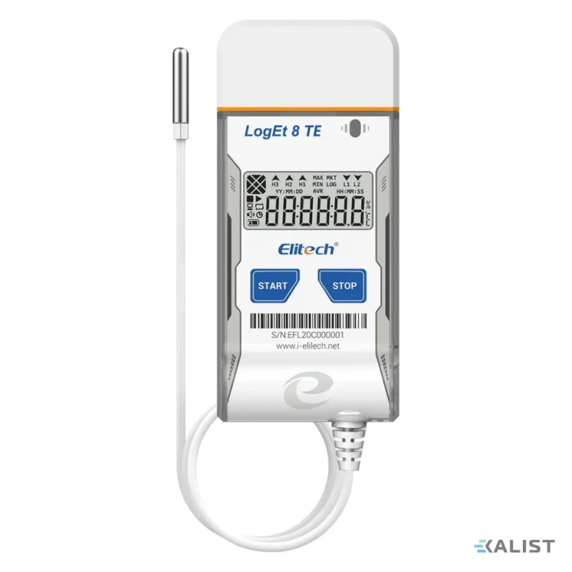 Temperature data logger up to -40°C Elitech LogEt-8-TE