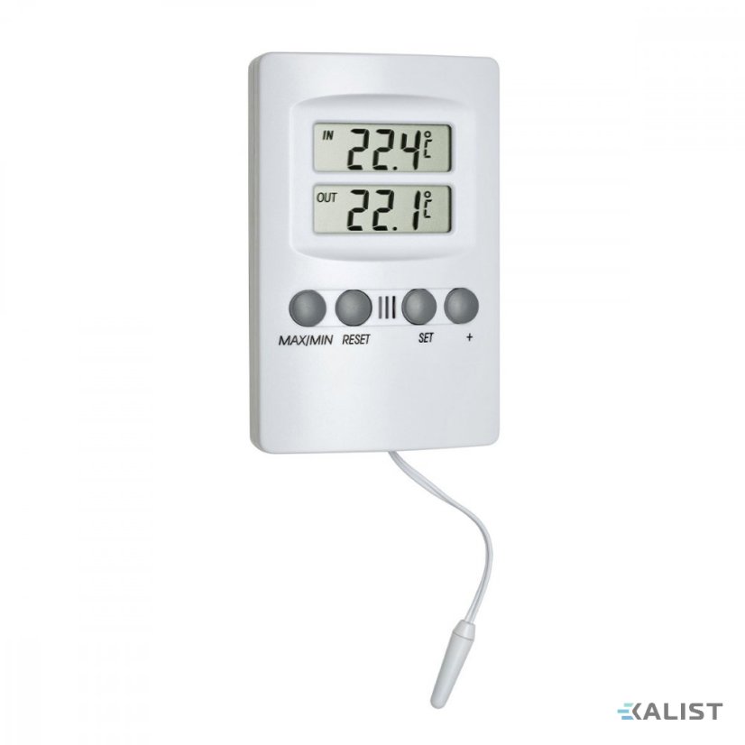 Digitální teploměr s IN a EXT čidlem a ALARMEM TFA 30.1024