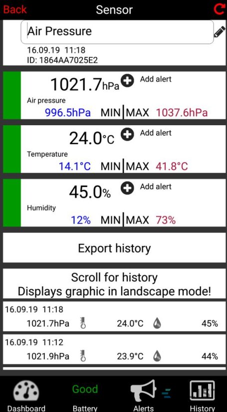 Digitálny teplomer, vlhkomer a barometer TFA 35.1154.01 COSY BARO WeatherHub
