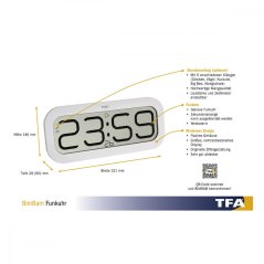 Digitální hodiny Bim Bam TFA 60.4514.02