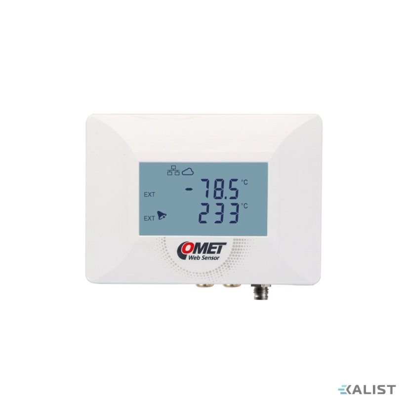 Ethernet senzor teploty, vlhkosti a CO₂ s PoE  Comet TA3645