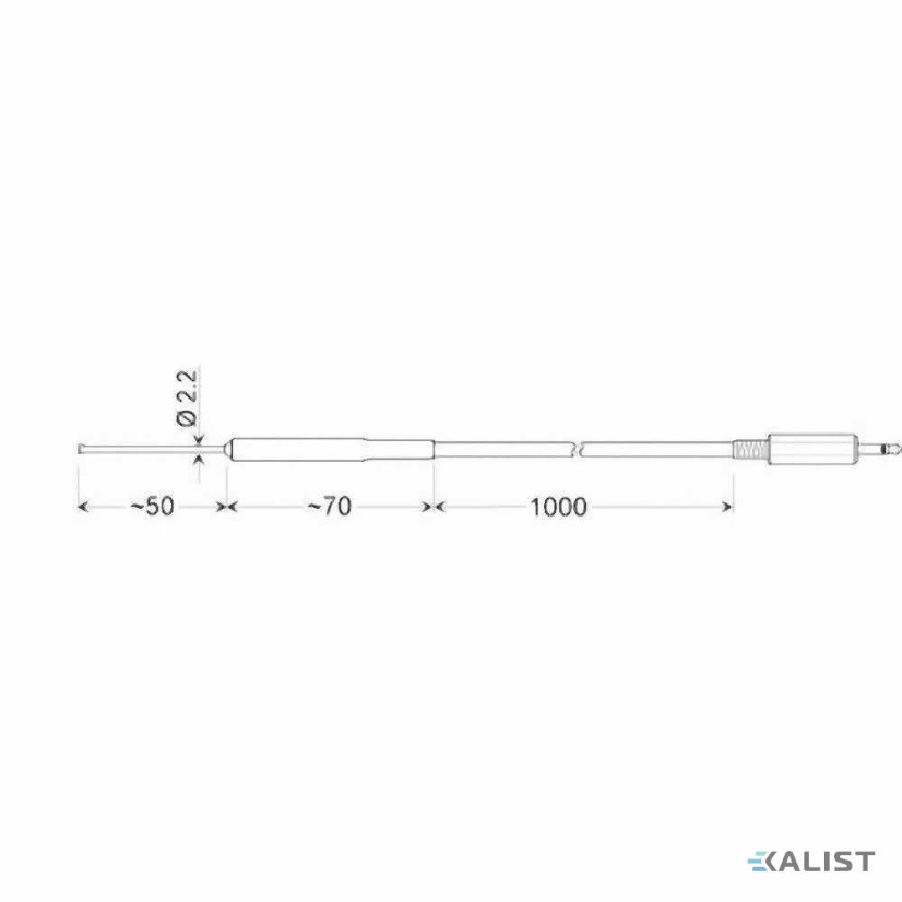 Dotykový snímač Greisinger GOF 175 mini pre pevné povrchy - 3,5 mm jack