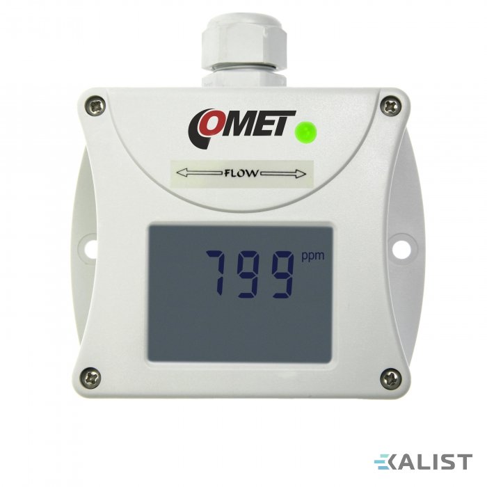 Snímač CO2 Comet T5145 do vzduchotechnického kanálu s výstupem 4-20mA