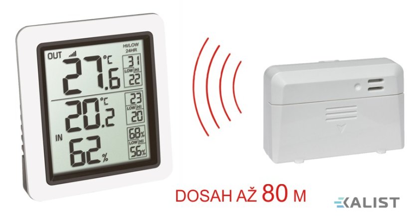 Bezdrátový teploměr s vlhkoměrem TFA  INFO 30.3065.02