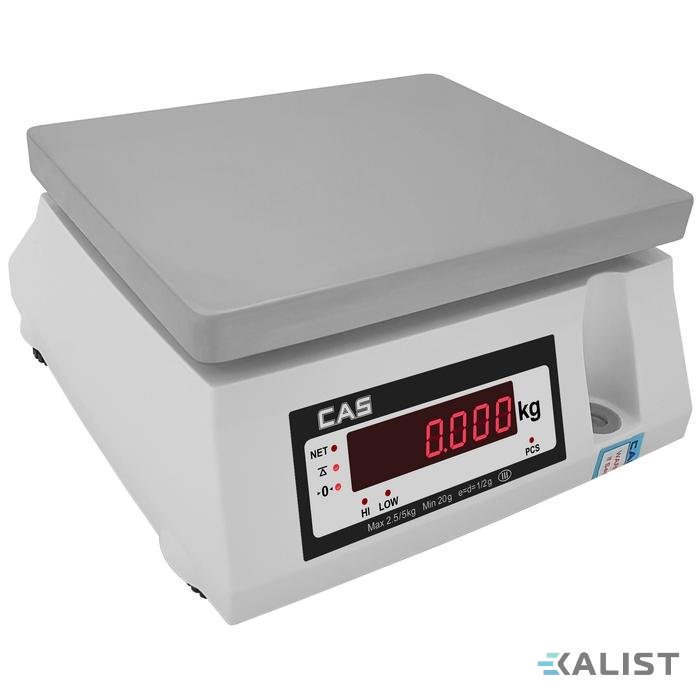 Kuchyňská váha CAS SW-LR úředně ověřená