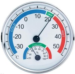 Analogový vlhkoměr s teploměrem Conrad 672648