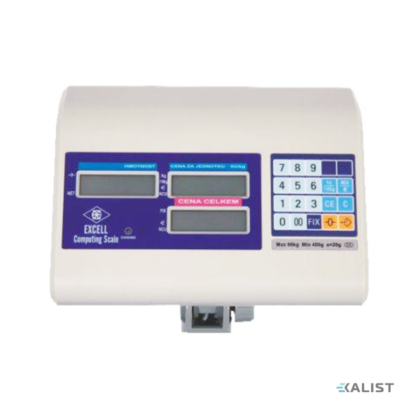 Excell DAP komerčné, mostové meradlo - Maximálna váživosť: 150 kg, Rozlíšenie - hmotnosť (dielik): 50 g