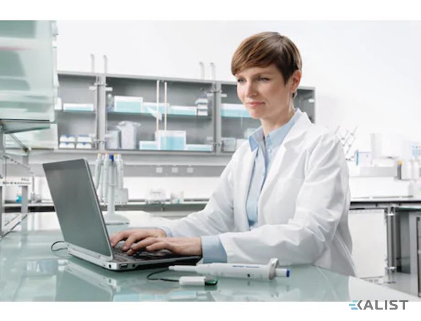 Laboratórna pipeta Eppendorf Reference 2, nastaviteľná 2 - 20 µl (žlté - 200 µl špičky)