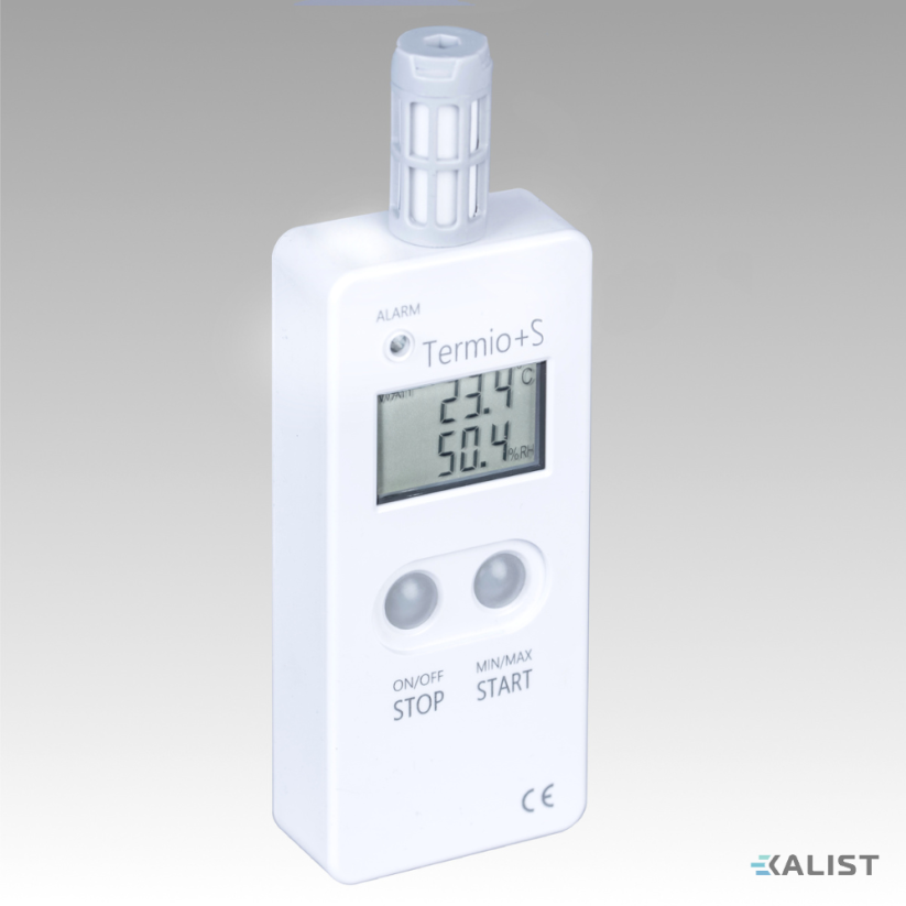Datalogger teploty a vlhkosti Termioplus s externím senzorem