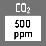 CO2 calibration - 500 ppm