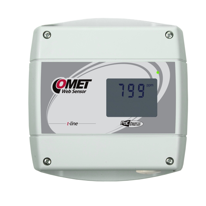 Web Sensor Comet T5640 PoE snímač CO2 s výstupem na Ethernet